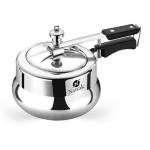 NANAK Classic 2 L Handi Induction And Gas Pressure Cooker Faster & Healthy Cooking Silver Aluminum Pressure Cookers Inner Lid Aluminium Pressure Cooker -Handi_2L_7